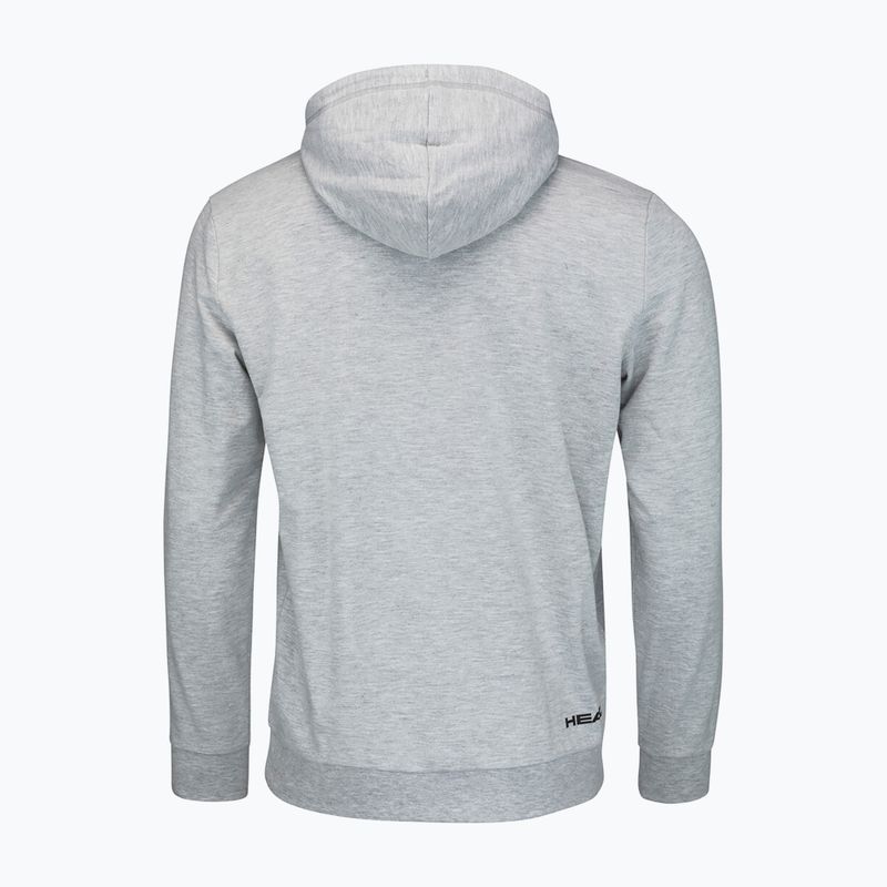Férfi tenisz pulóver HEAD Club Byron Hoodie szürke 811449GM 811449GM 2