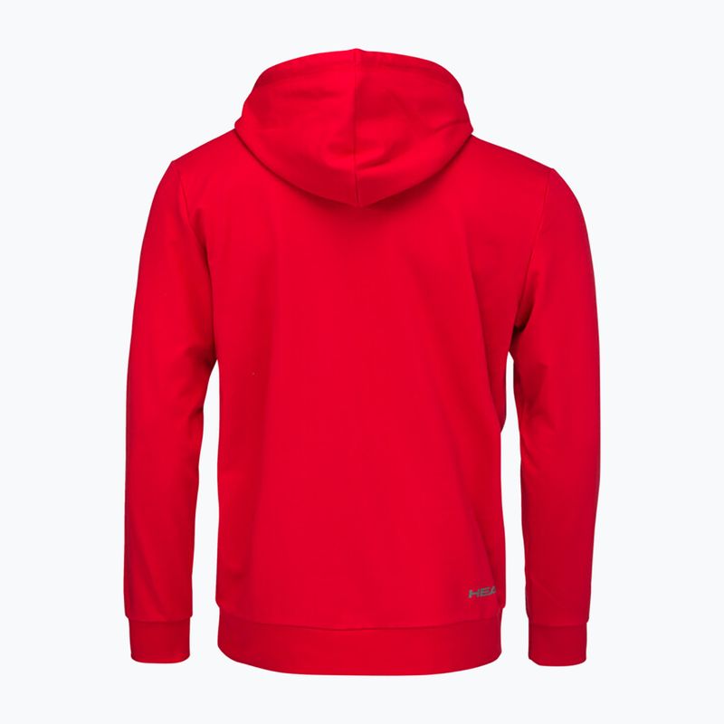 Férfi tenisz pulóver HEAD Club Byron Hoodie piros 2