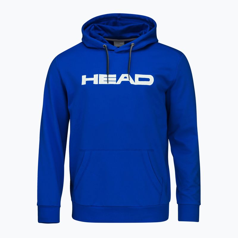 Férfi tenisz pulóver HEAD Club Byron Hoodie royal