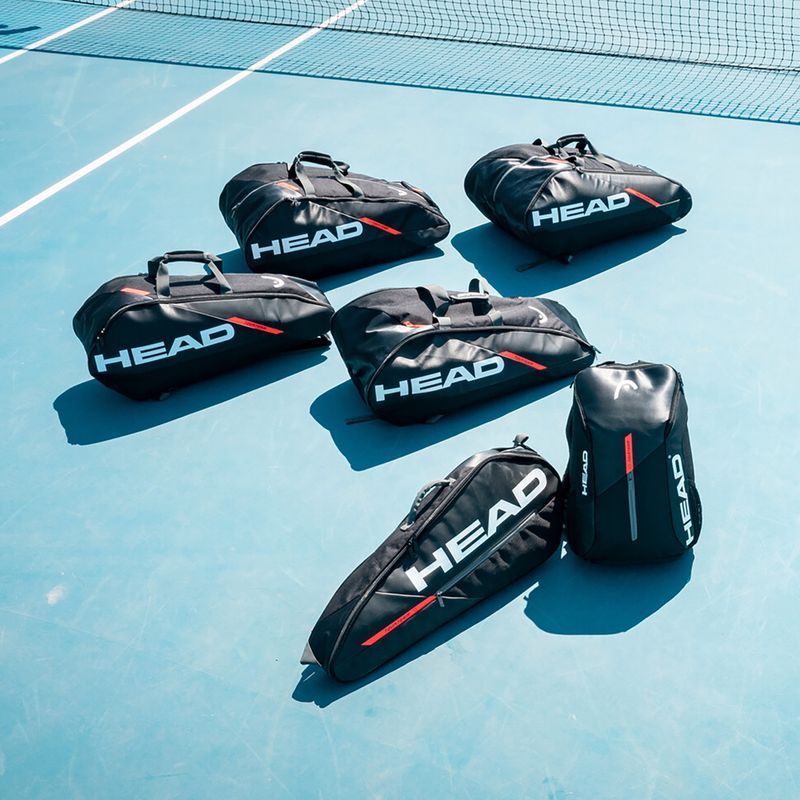 HEAD Tour Team 6R fekete-narancs tenisztáska 283482 9