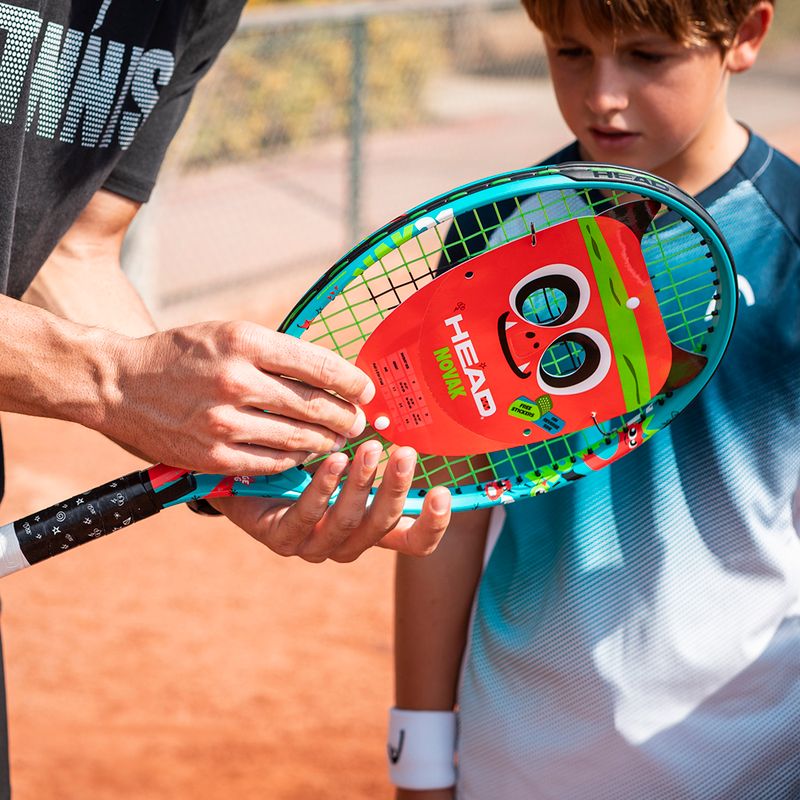 Gyermek teniszütő HEAD Novak 25 SC kék 233102 7