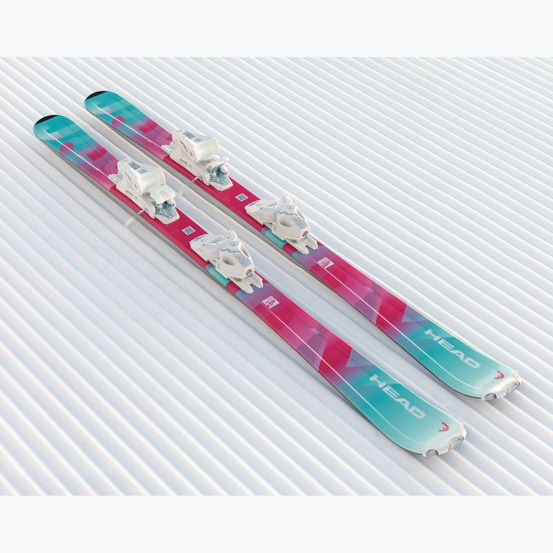 Gyerek alpesi sílécek HEAD Joy Easy JRS + kötések Jrs 7.5 GW CA mint/pink 7