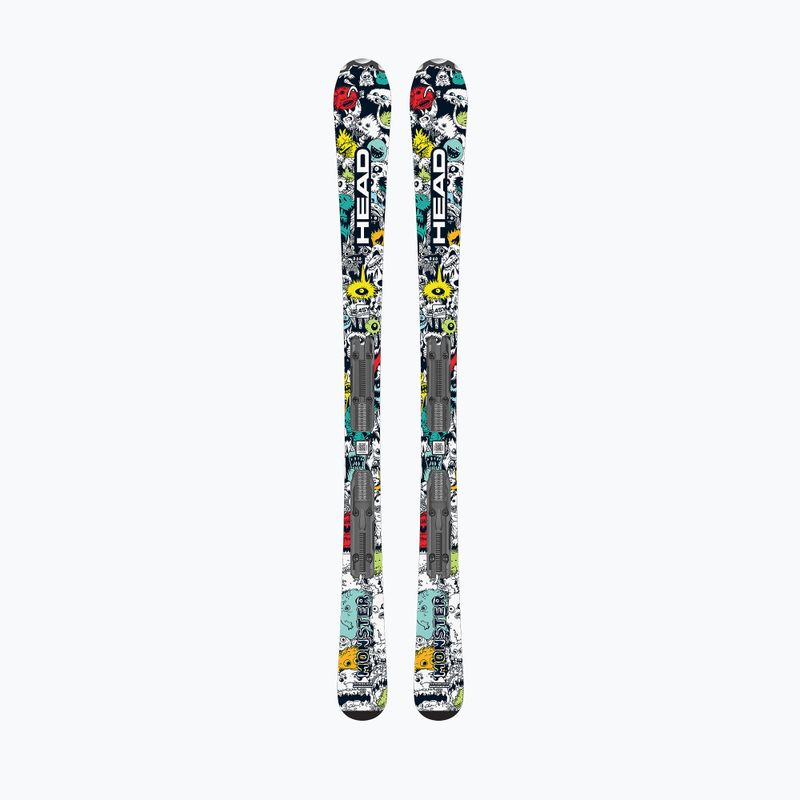 Gyermek lesikló sílécek + kötések HEAD  Monster Easy JRS + Jrs 7.5 GW CA white/black 2