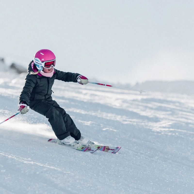Gyerek síléc HEAD Unicorn Easy JRS + kötések Jrs 4.5 GW CA white/pink 9