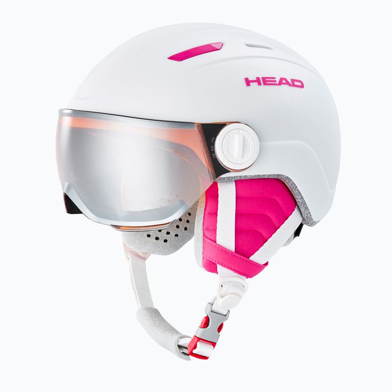 HEAD Maja Visor S2 gyermek síbukósisak fehér 328172 8