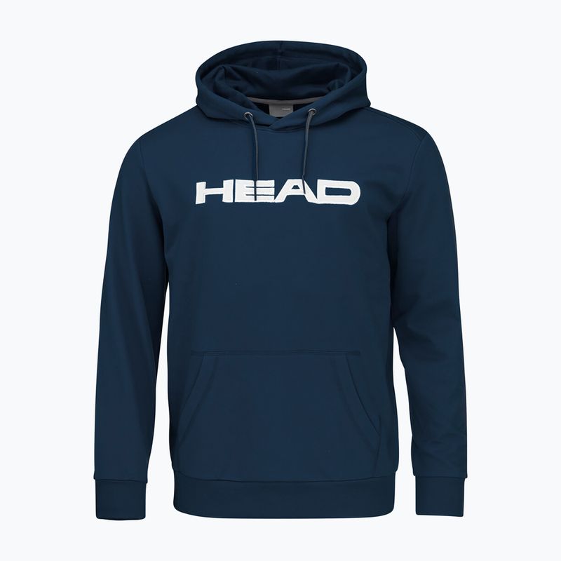 Férfi tenisz pulóver HEAD Club Byron Hoodie sötétkék 811449NV