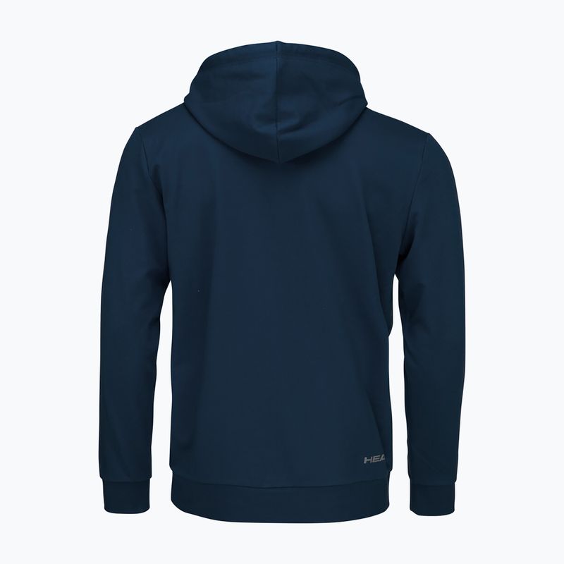 Férfi tenisz pulóver HEAD Club Byron Hoodie sötétkék 811449NV 2