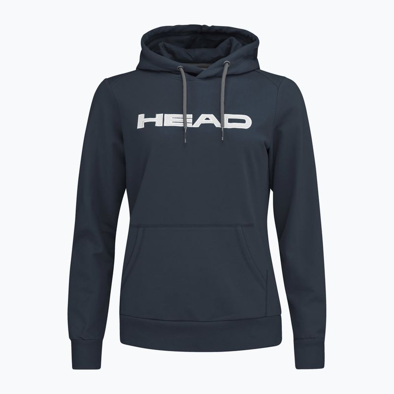 Női tenisz pulóver HEAD Club Rosie Hoodie tengerészkék színű