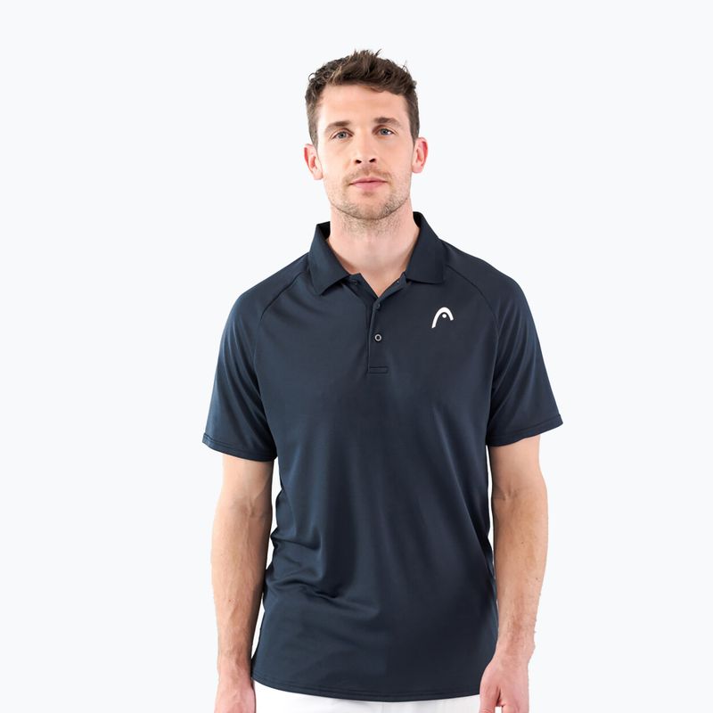 Férfi HEAD Performance Polo teniszpóló, sötétkék 811403NV