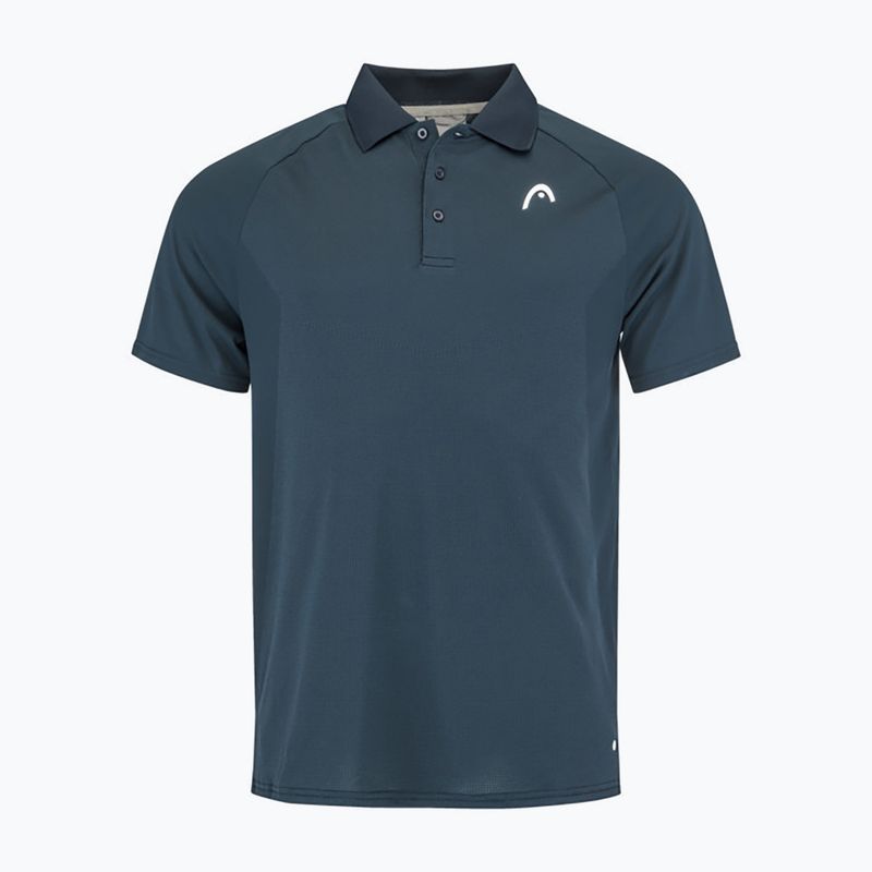 Férfi HEAD Performance Polo teniszpóló, sötétkék 811403NV 6