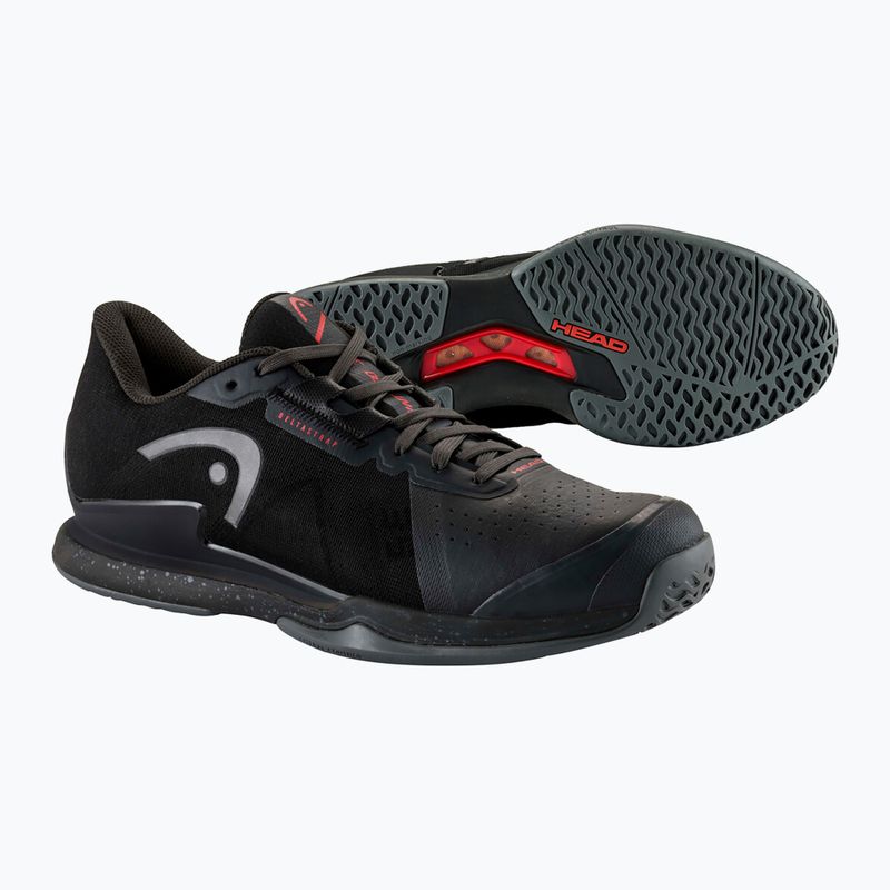 Férfi teniszcipő HEAD Sprint Pro 3.5 black/red 12