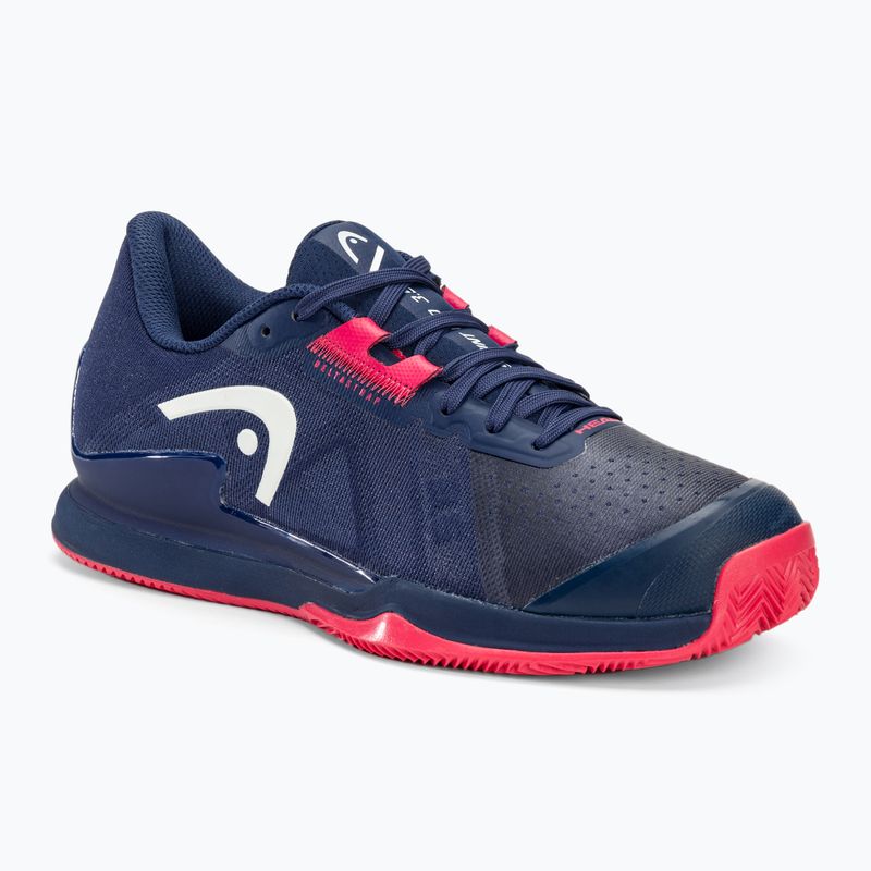 Női teniszcipő HEAD Sprint Pro 3.5 Clay dark blue/azalea