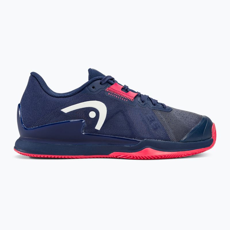 Női teniszcipő HEAD Sprint Pro 3.5 Clay dark blue/azalea 2