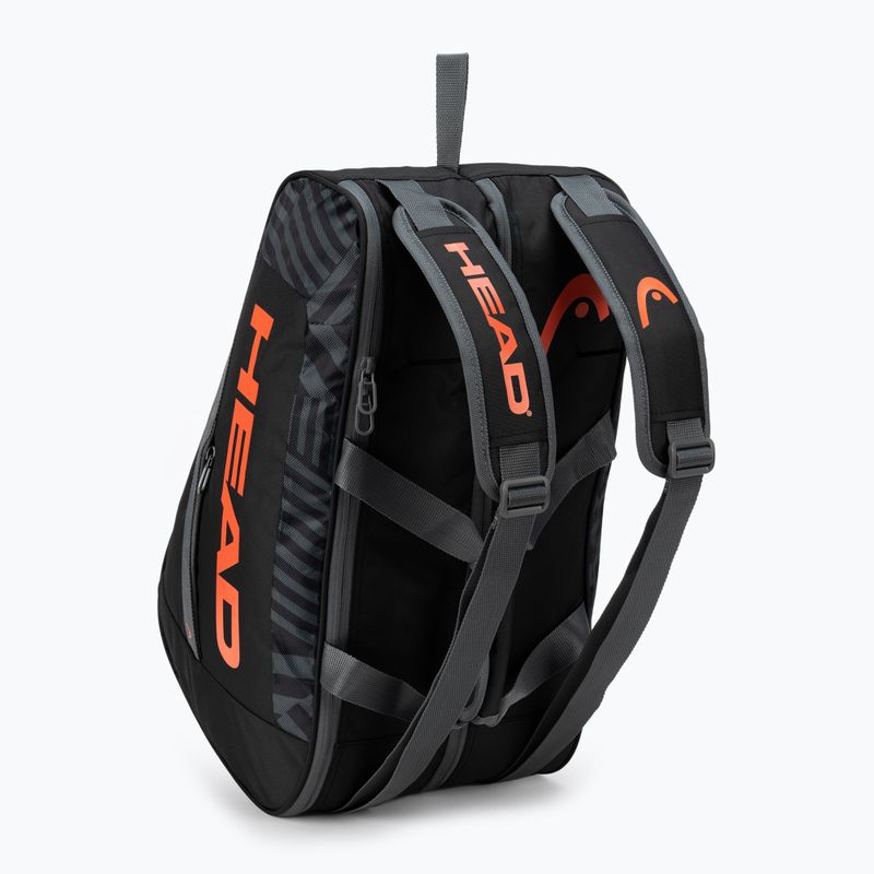 HEAD Base Padel Bag M fekete-narancs 261343 4