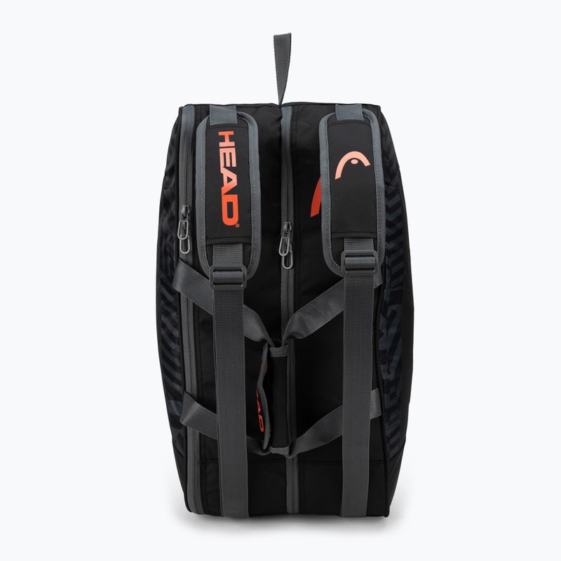 HEAD Base Padel Bag M fekete-narancs 261343 5