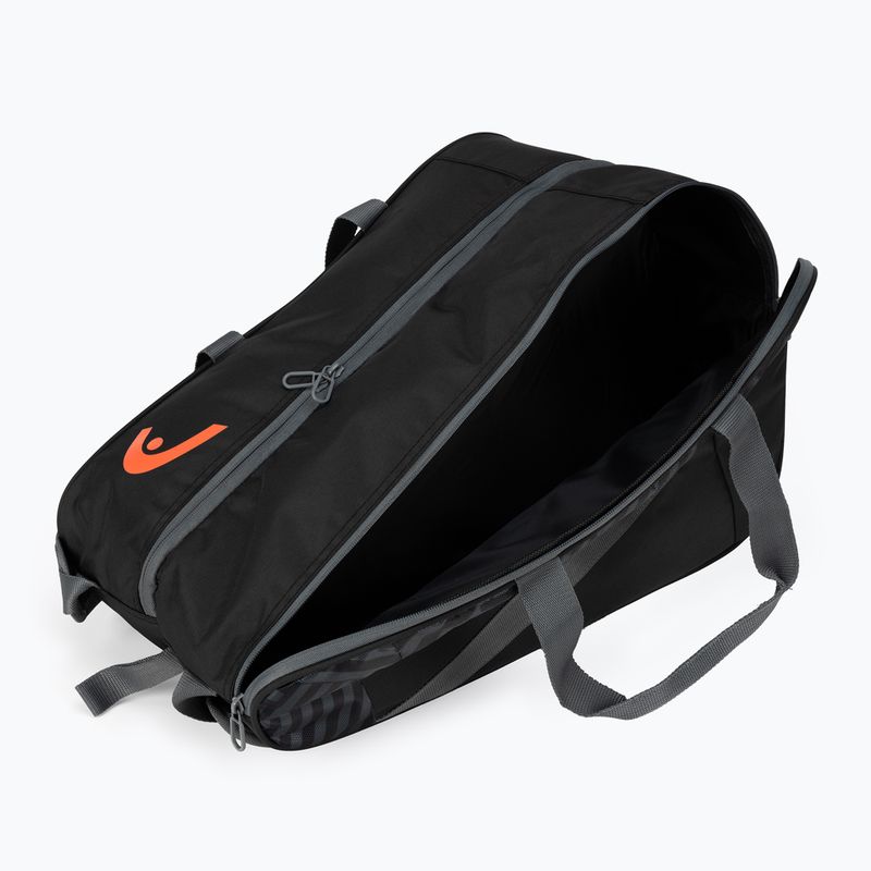 HEAD Base Padel Bag M fekete-narancs 261343 6
