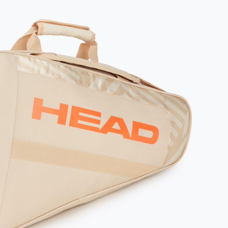Padeltáska HEAD Base Padel Bag M Chamomle/Corduroy White 7