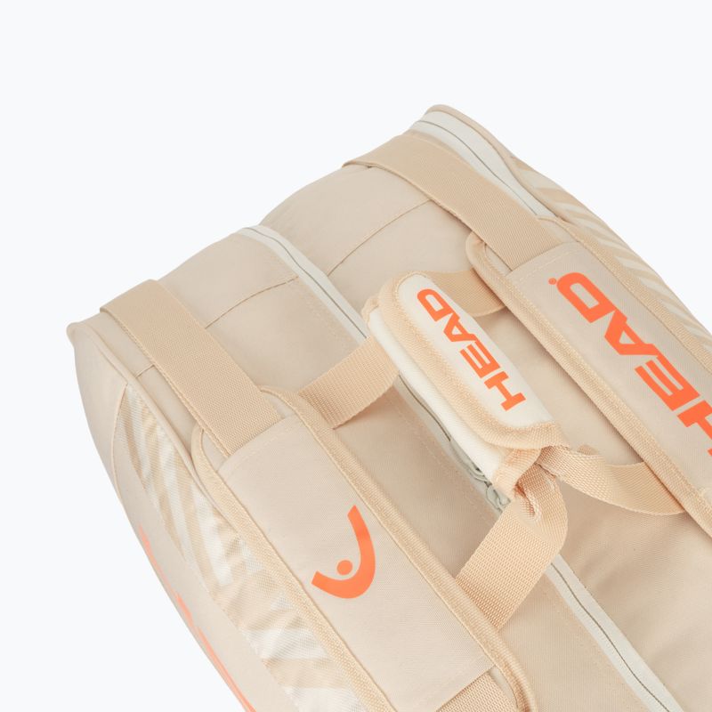 Padeltáska HEAD Base Padel Bag M Chamomle/Corduroy White 8