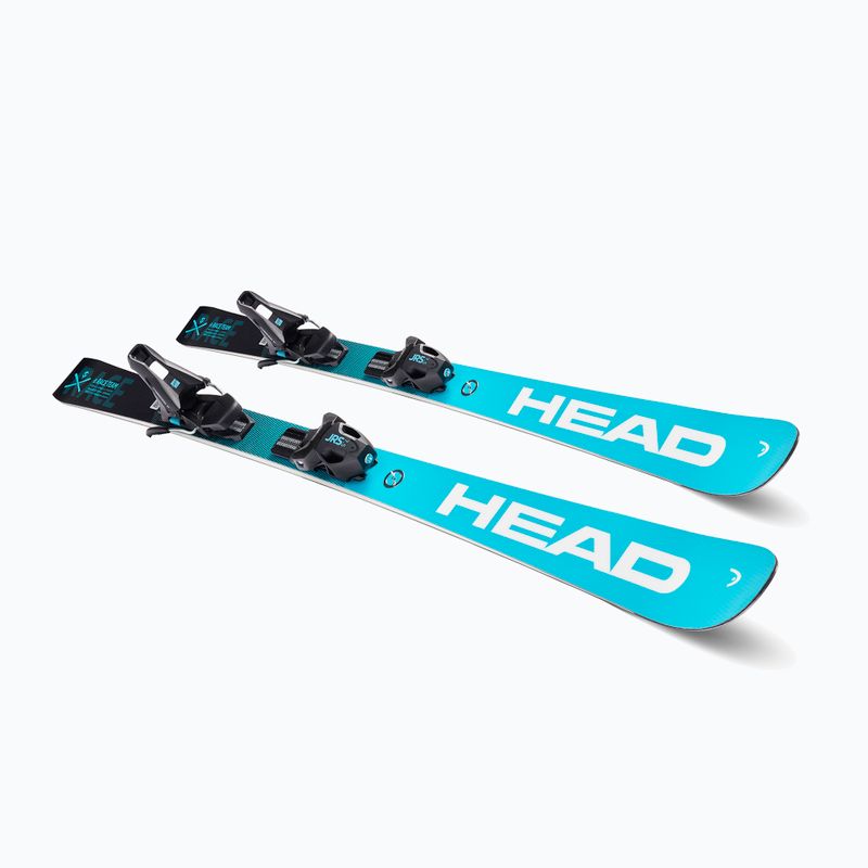 Gyermek lesiklás HEAD WC e.Race Team SW JRS + Jrs 7.5 fekete/kék 6