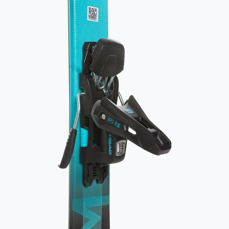 Gyermek Downhill síléc HEAD Supershape Team Easy JRS + Jrs 7.5 fehér/kék 5