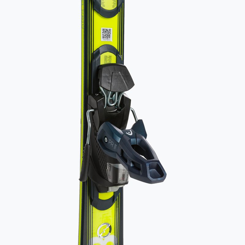 HEAD Shape e-V8 SW AMT-PR + PR 11 sötétkék/neonsárga downhill sílécek 5