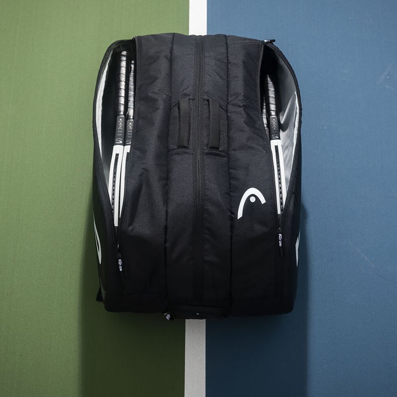 Tenisz táskaHEAD Team Racquet Bag XL black/white 5