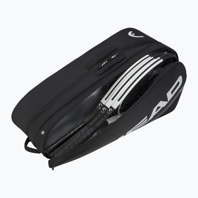 Tenisz táskaHEAD Team Racquet Bag L black/white 2