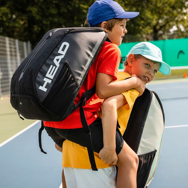 HEAD Tennis Tour hátizsák fekete/fehér 4