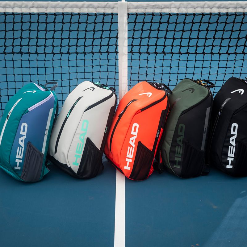 HEAD Tennis Tour hátizsák fekete/fehér 8