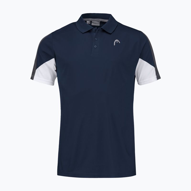 HEAD Club 22 Tech Polo férfi tenisz póló fekete 811421 3