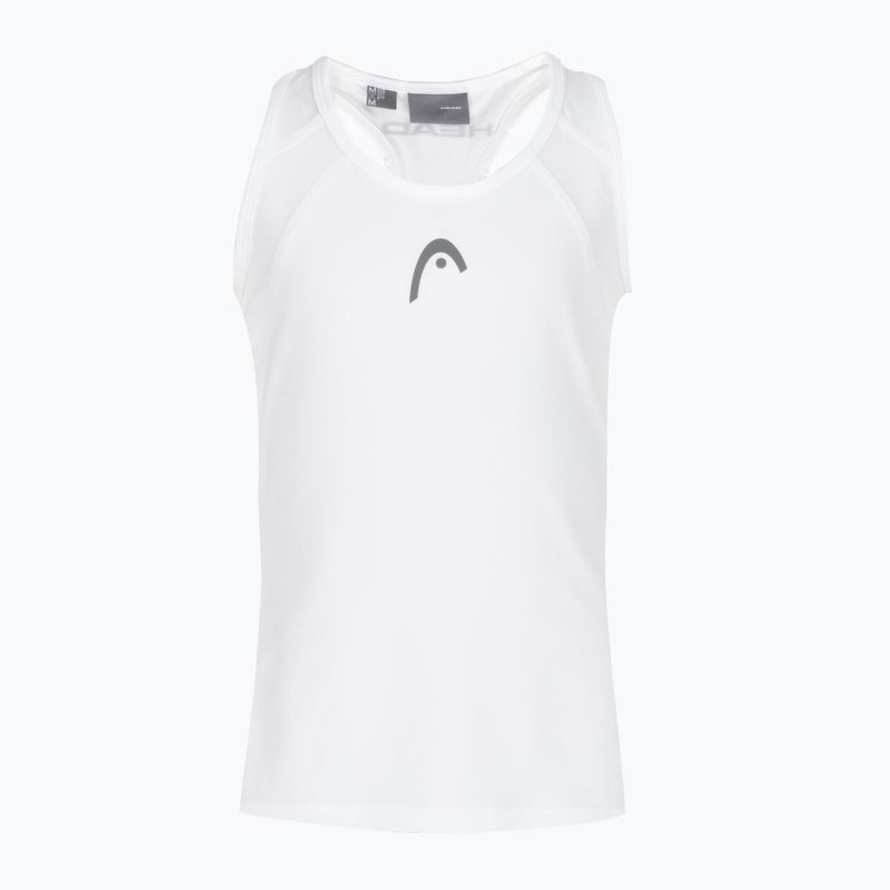 HEAD Club 22 Tank Top Gyermek teniszpóló fehér 816411