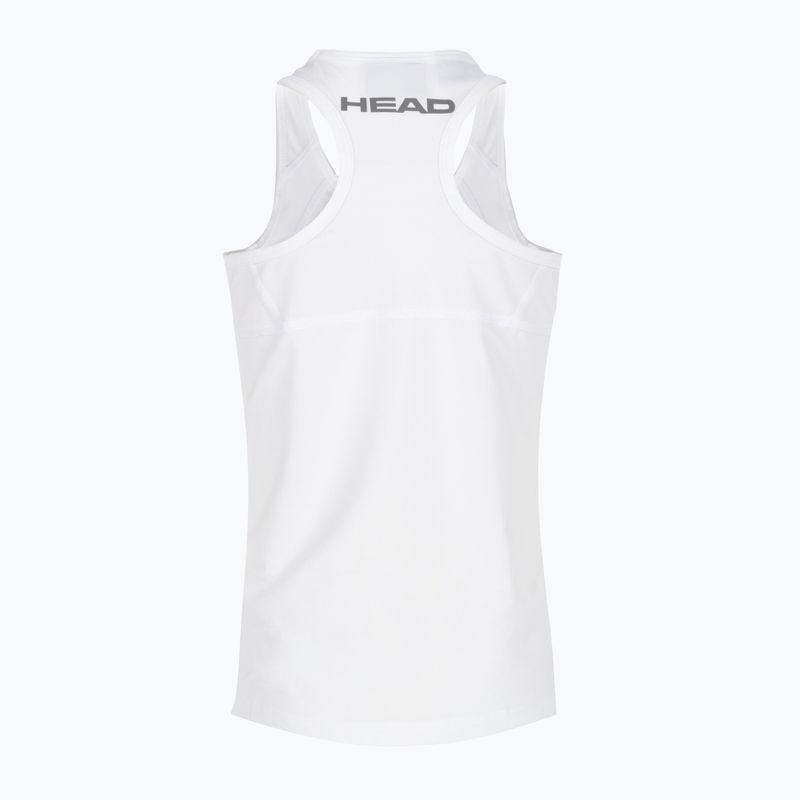 HEAD Club 22 Tank Top Gyermek teniszpóló fehér 816411 2