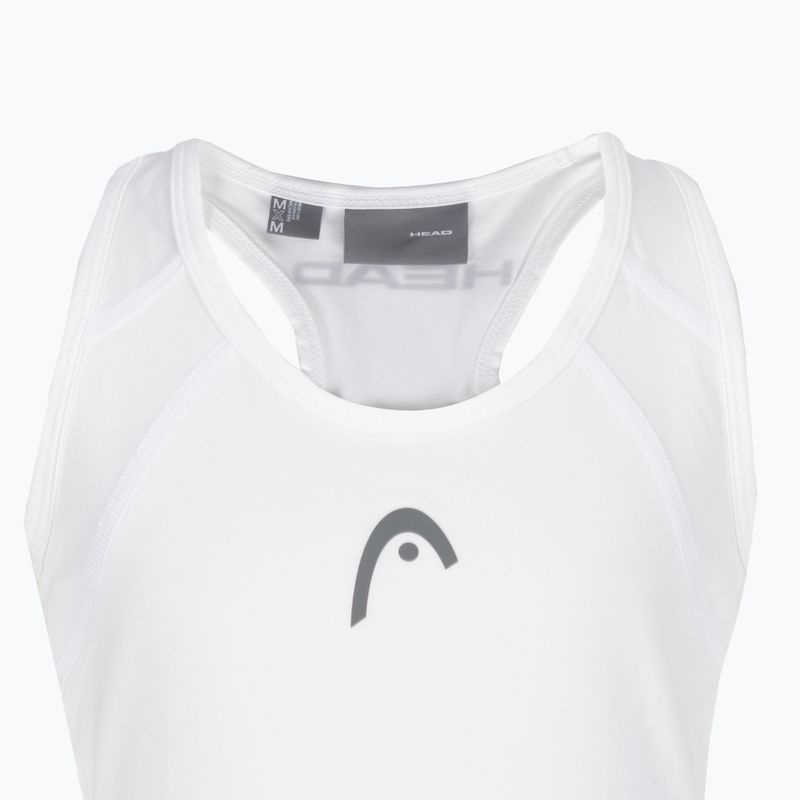 HEAD Club 22 Tank Top Gyermek teniszpóló fehér 816411 3