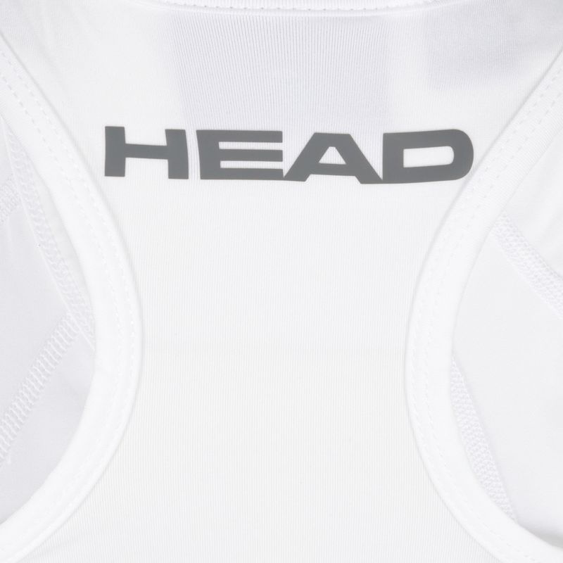 HEAD Club 22 Tank Top Gyermek teniszpóló fehér 816411 4