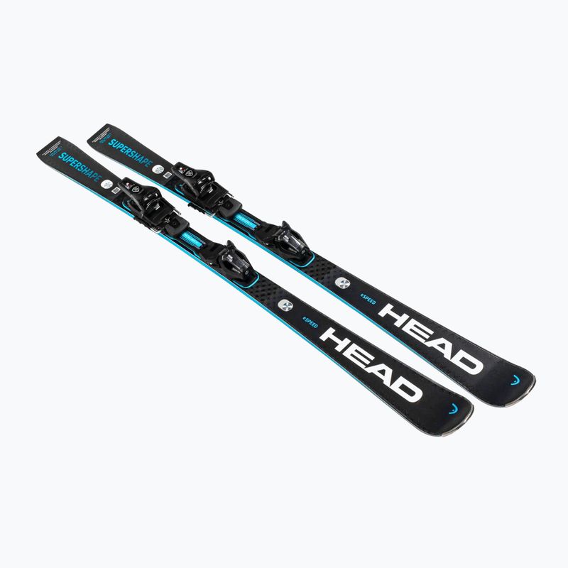 Alpesi sílécek HEAD Supershape e-Speed SW BB-PR + kötések PRD 12 GW black/blue 2