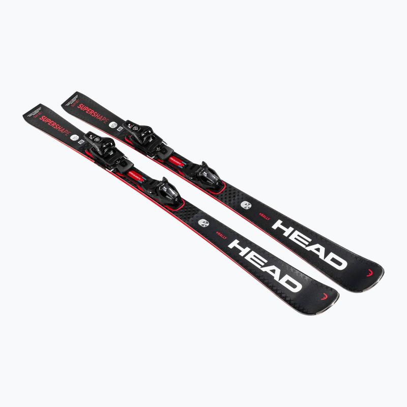Alpesi síléc HEAD Supershape e-Rally SW BB-PR + PRD 12 GW black/red 2