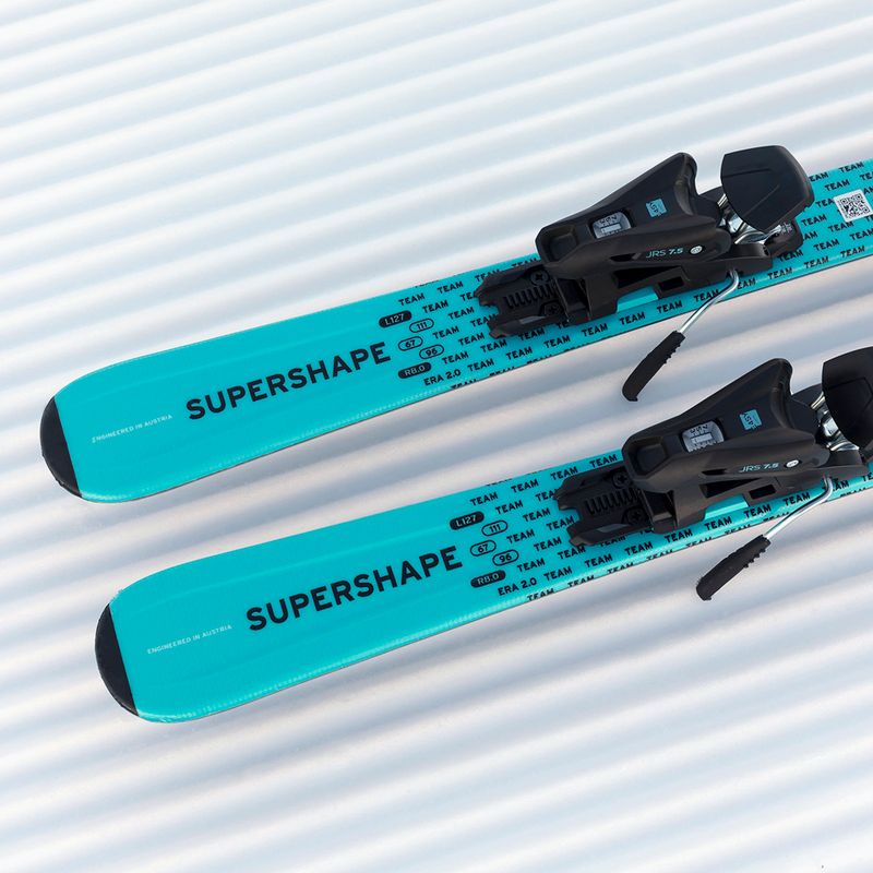Gyerek alpesi síléc HEAD Supershape Team Easy JRS + kötések Jrs 4.5 GW CA white/blue 9