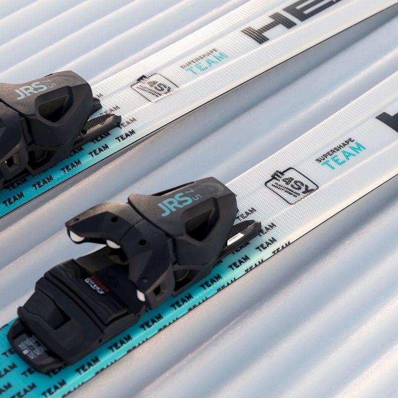 Gyerek alpesi síléc HEAD Supershape Team Easy JRS + kötések Jrs 4.5 GW CA white/blue 10