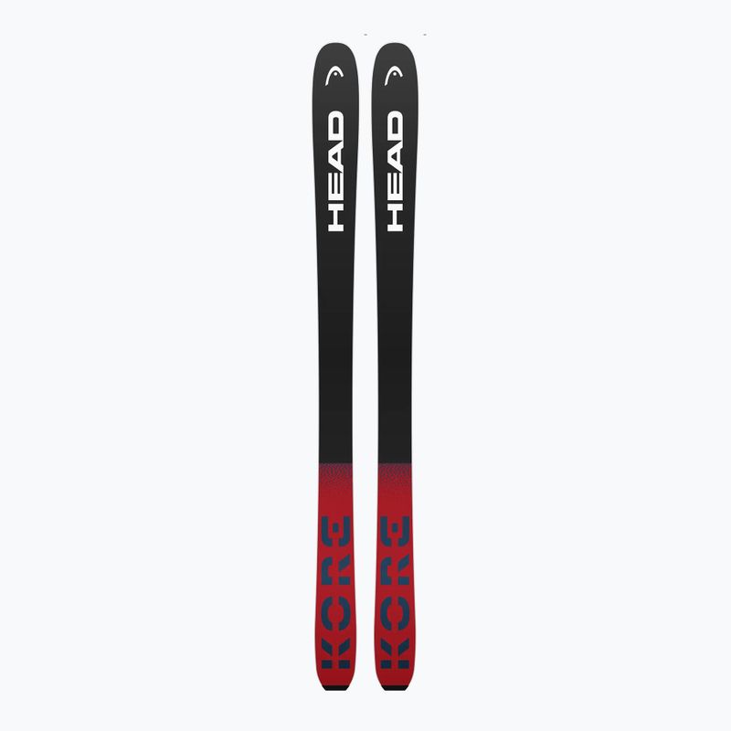 Sílécek HEAD Kore 100 Ti + kötések Attack 14 GW black/red 2
