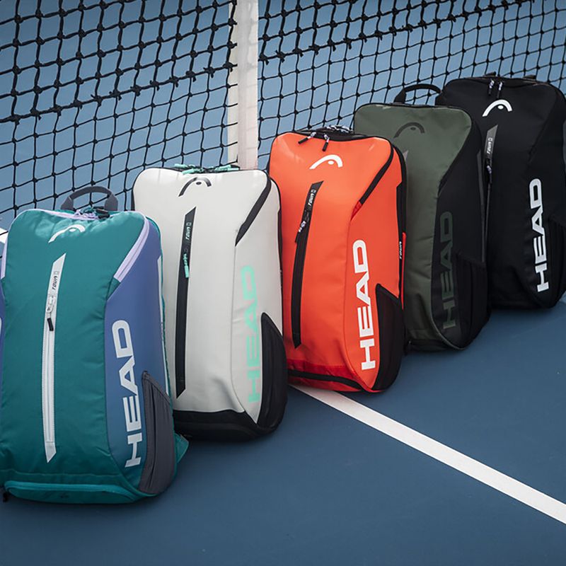 HEAD Tour tenisz hátizsák 25 l fluo narancssárga 4