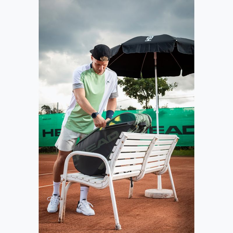 Tenisz táskaHEAD Team Racquet Bag XL thyme/banana 8