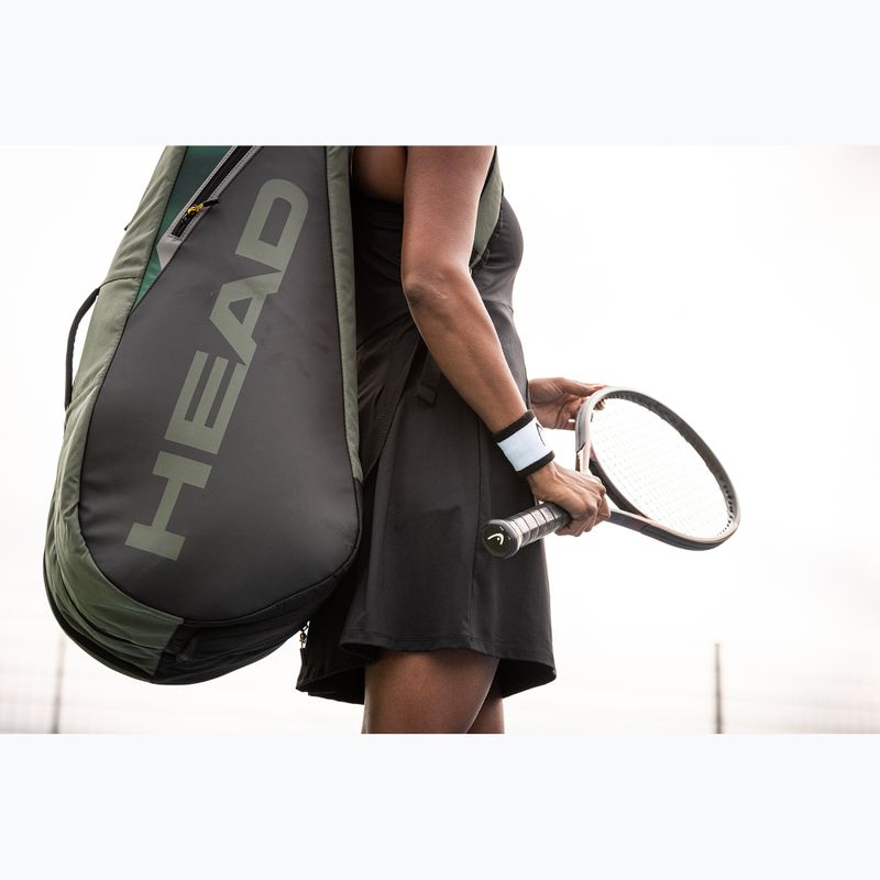 Tenisz táskaHEAD Team Racquet Bag XL thyme/banana 11