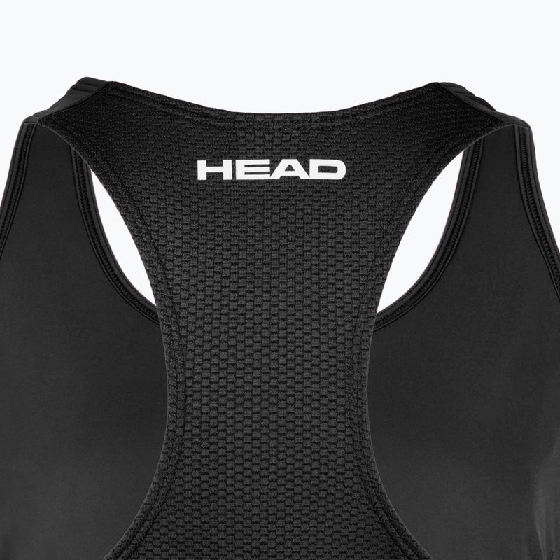 Női tenisz felső HEAD Spirit Tank Top fekete 5