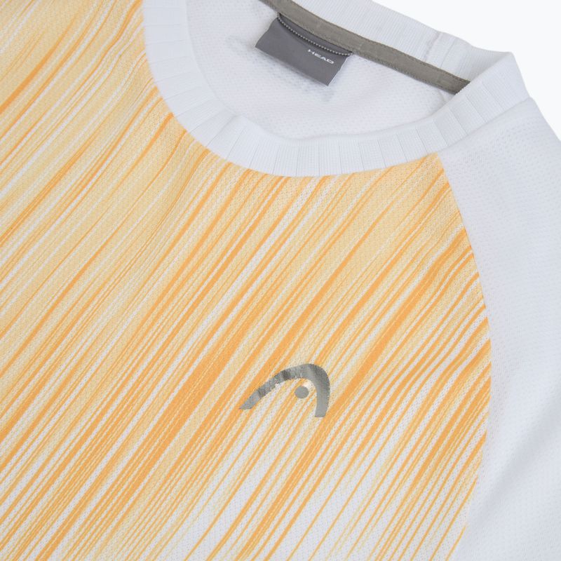 Férfi teniszpóló HEAD Performance print white 3