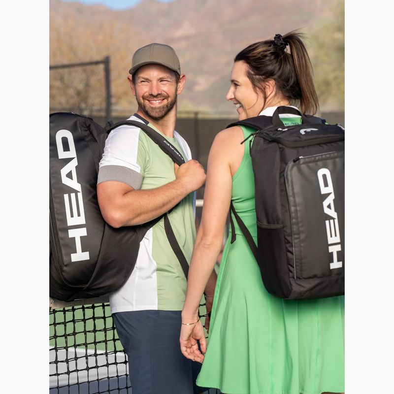 Hátizsák HEAD Pro Pickleball Backpack 26 l black/white 4