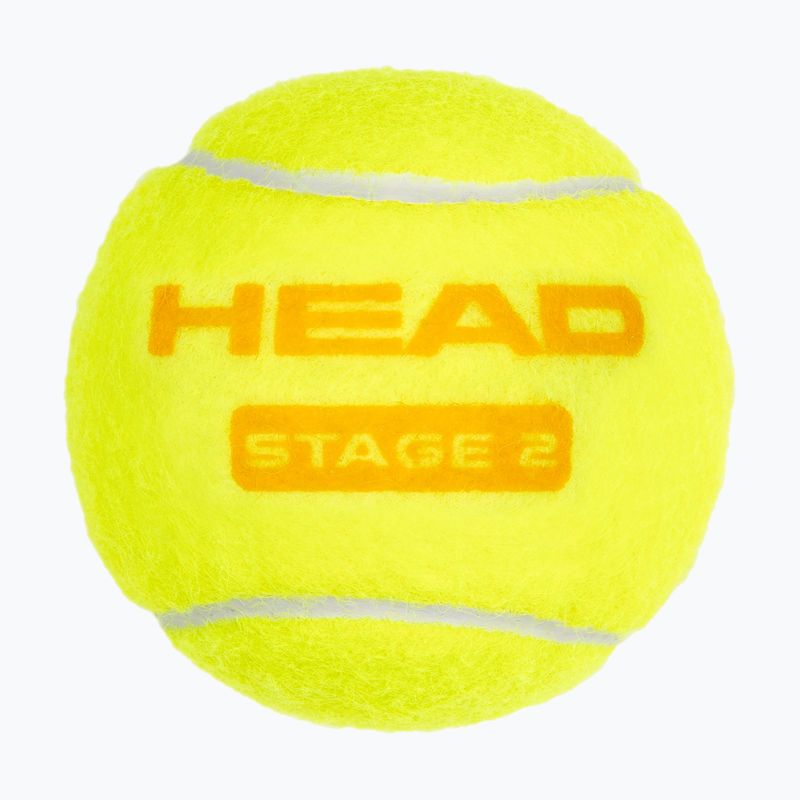 HEAD Stage 2 gyermek teniszlabda 3 db narancssárga 3
