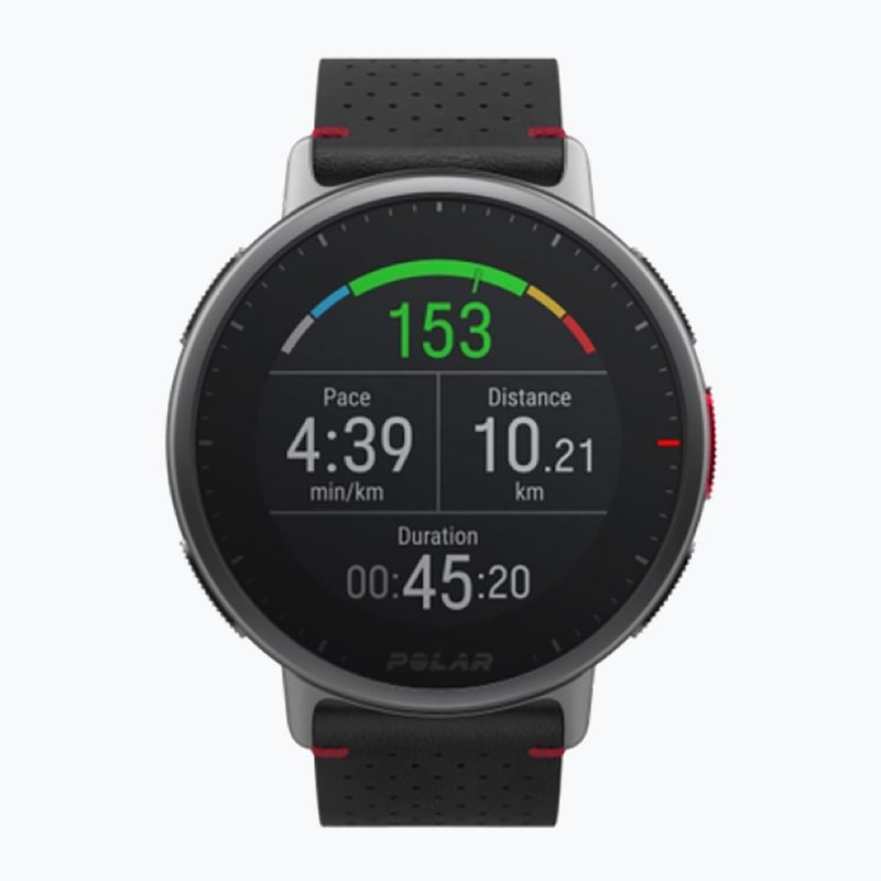 Polar fekete és piros Vantage V2 Shift óra 2