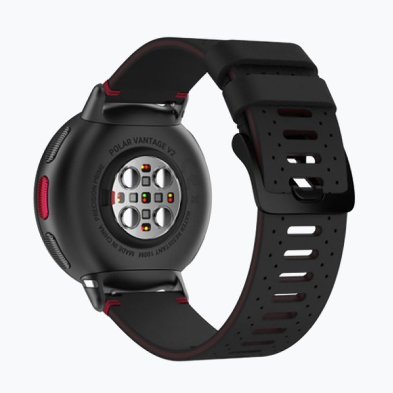 Polar fekete és piros Vantage V2 Shift óra 4