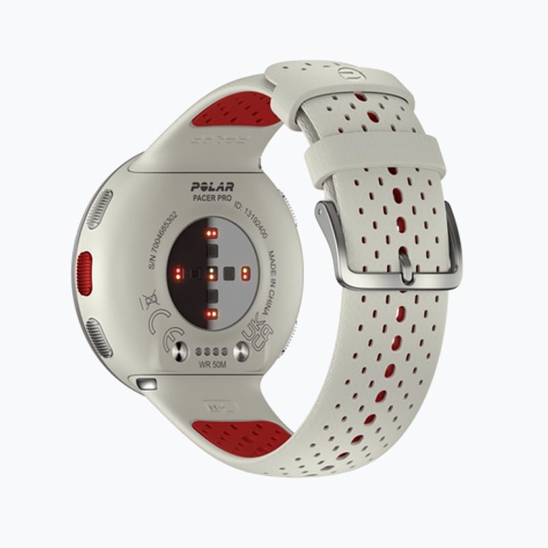 Polar Pacer PRO óra piros és fehér 3