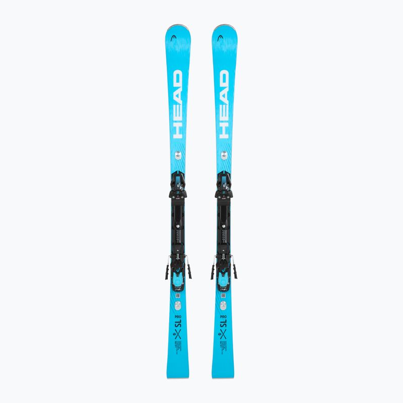 Lesikló léc HEAD WC Rebels e-SL Pro RP WCR 14 + kötés Freeflex 14 GW blue/white